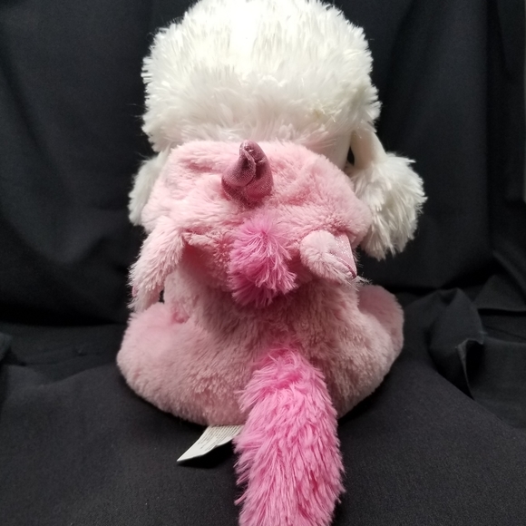 KELLY TOY PLUSH POODLE WITH PINK UNICORN COSTUME - Picture 5 of 9